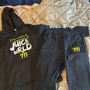 Juice wrld hoodie + pants set